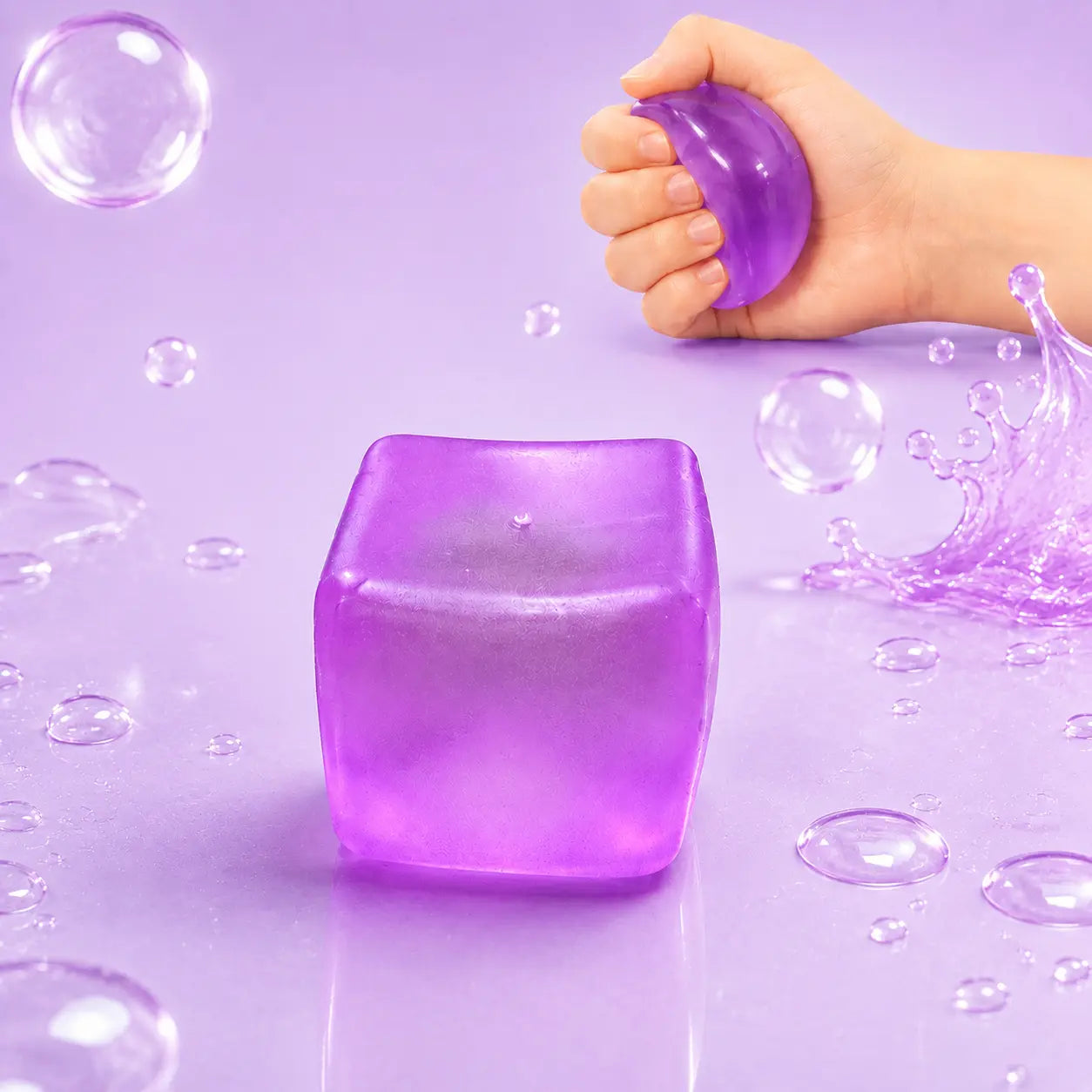 Stress Relief Squishy Cube - Ideal Fidget Toy for All Ages, Perfect for Gifts and Classroom Rewards