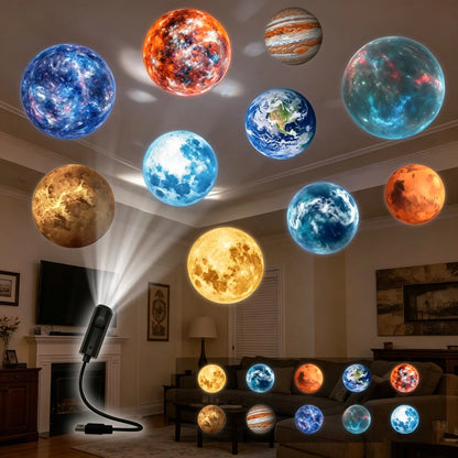 Transform Your Space with the Galaxy Projector Lamp – 10 Stunning Lighting Modes, 360° Rotation, and Compact Design for Ultimate Home Decor
