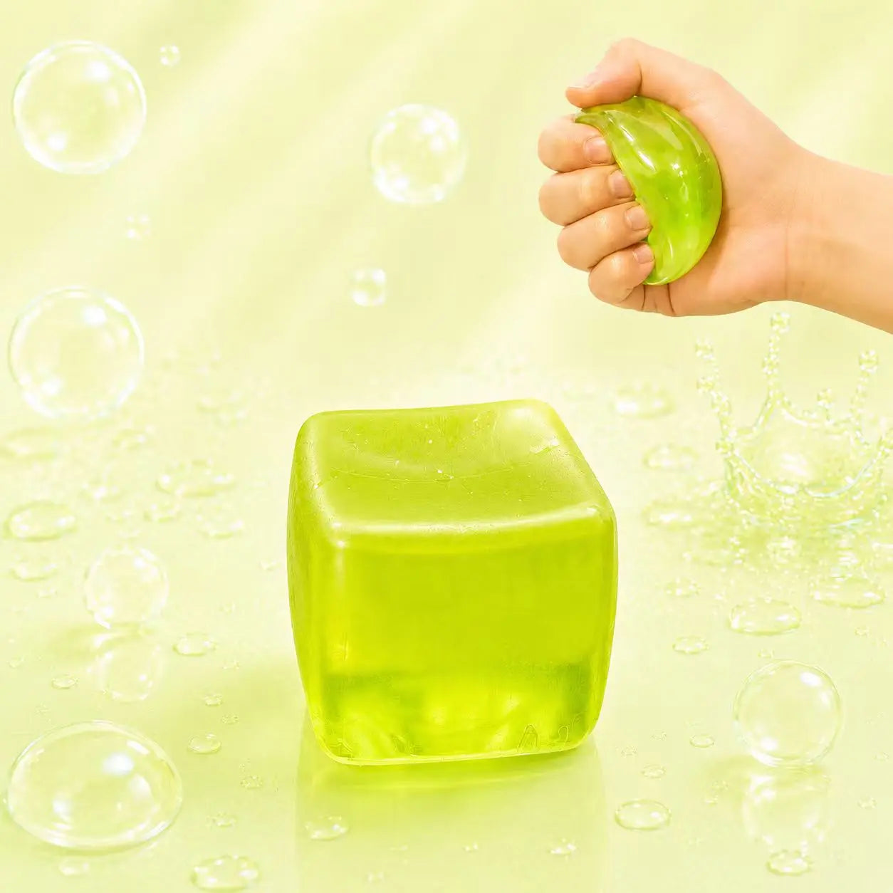 Stress Relief Squishy Cube - Ideal Fidget Toy for All Ages, Perfect for Gifts and Classroom Rewards