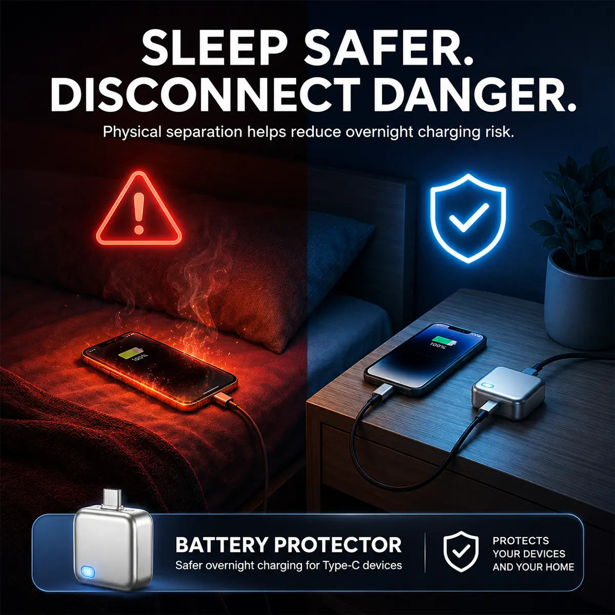 Revolutionary 140W Type-C Battery Guard: Automatic Charging with Smart Auto-Stop & Anti-Overcharge Protection for All Your Devices