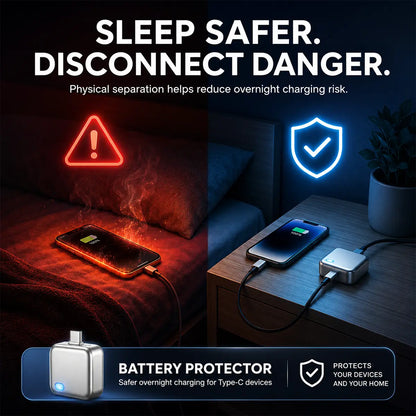 Revolutionary 140W Type-C Battery Guard: Automatic Charging with Smart Auto-Stop & Anti-Overcharge Protection for All Your Devices