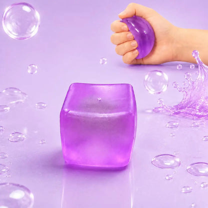 Stress Relief Squishy Cube - Ideal Fidget Toy for All Ages, Perfect for Gifts and Classroom Rewards