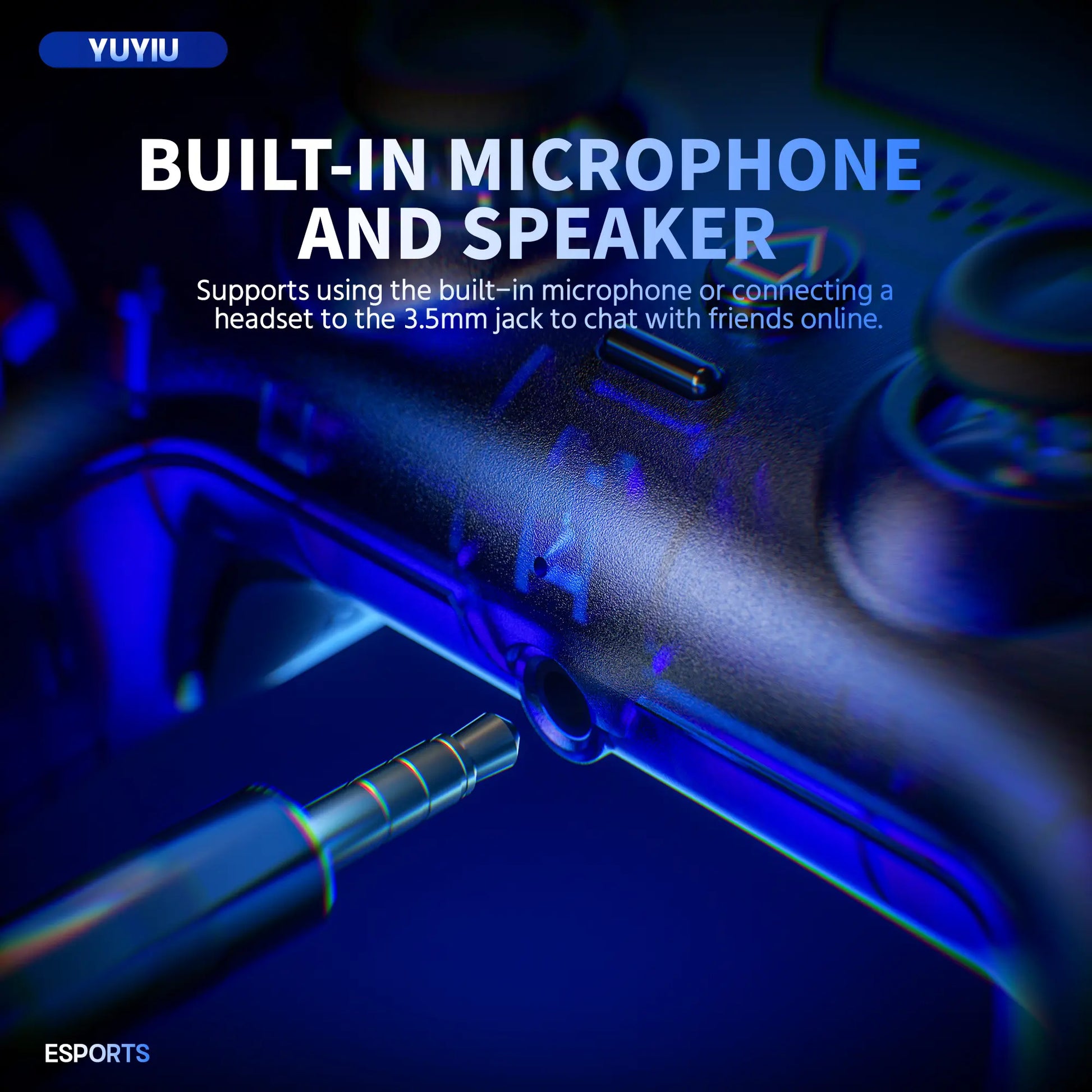 YUYIU Hall Effect Wireless Controller - Unleash Your Gaming Potential with Programmable Features, Enhanced Precision, and Immersive Audio