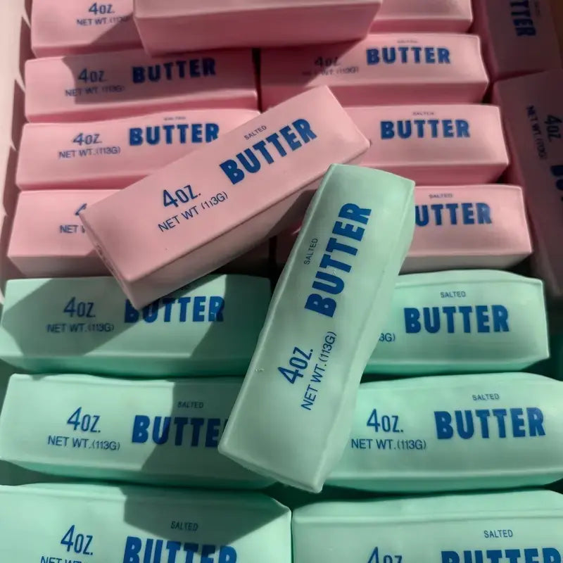 Crunchy Butter Squishy - Colorful Moldable Fidget Toy for Stress Relief and Enjoyment