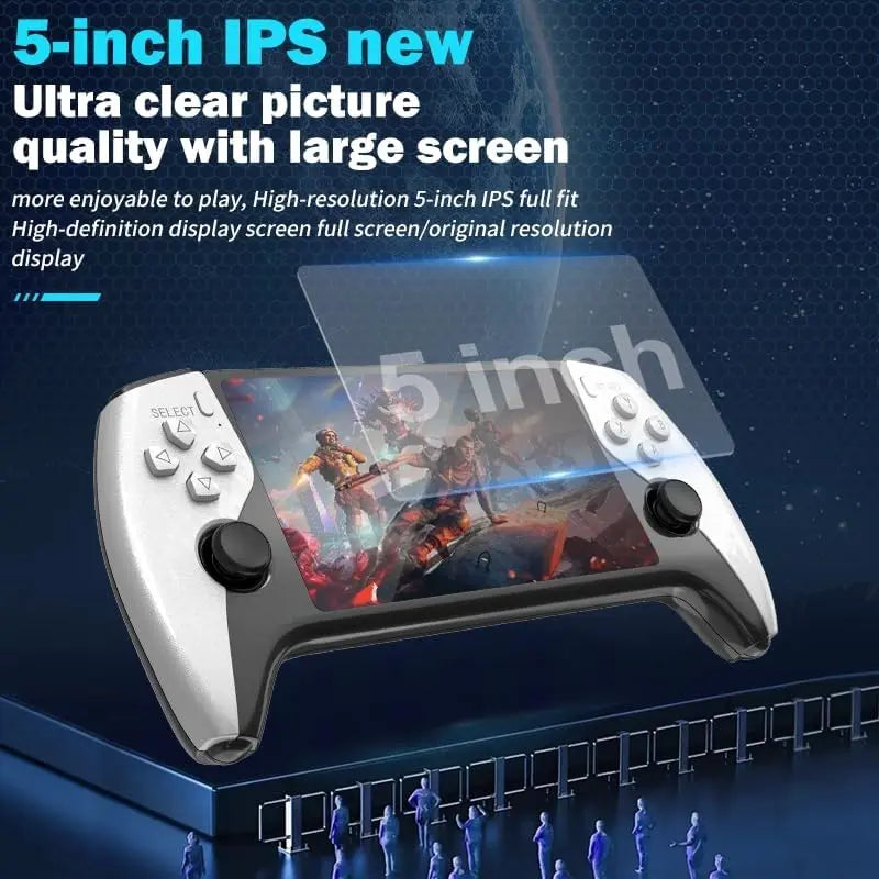 Unleash Nostalgia with the Ultimate Portable Retro Handheld Game Console - Play Over 20,000 Classic Games on a Stunning 5-Inch HD Screen!