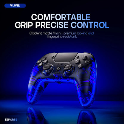 YUYIU Hall Effect Wireless Controller - Unleash Your Gaming Potential with Programmable Features, Enhanced Precision, and Immersive Audio