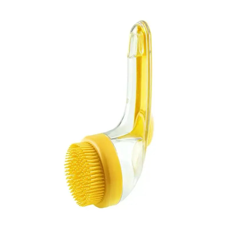 2026 2-in-1 Pet Bath Brush and Soap Dispenser - Premium Soft Silicone Grooming Tool for Dogs and Cats