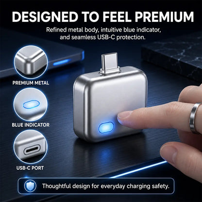 Revolutionary 140W Type-C Battery Guard: Automatic Charging with Smart Auto-Stop & Anti-Overcharge Protection for All Your Devices