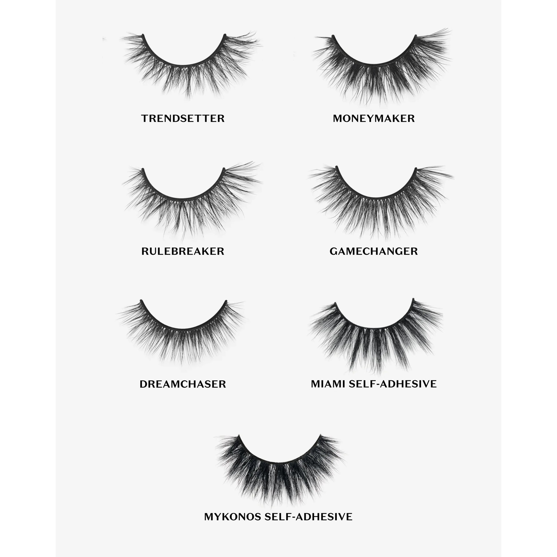 Self-Adhesive 3D Faux Mink Eyelashes by Lilly Lashes – Effortless Glamour with No Glue Required