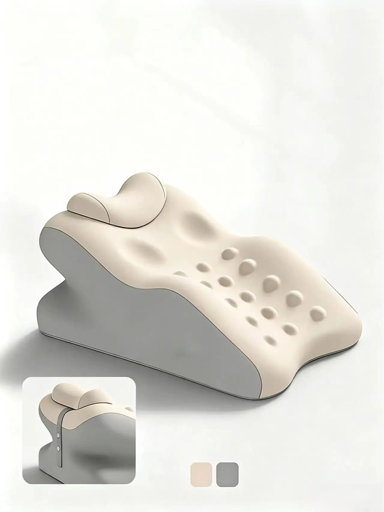 Ergonomic Cooling Fabric Reading Pillow: Premium Memory Foam Support for Enhanced Relaxation and Leisure Activities